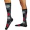 Zayaan Health Polkadot Compression Socks, Gray/Red, PR BLZH-CSPK-3GR - alternate 1